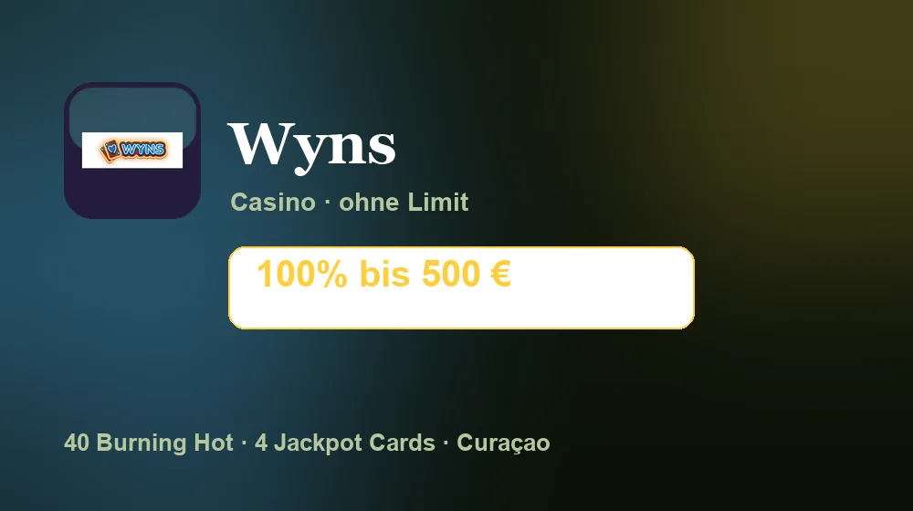 Screenshot von Wyns Casino